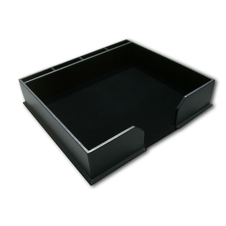 Dacasso Classic Black Leatherette Conference Pad Holder A1057